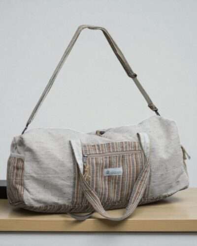Hemp Duffle Maya Bag | Eco Travel, Gym & Weekend Bag