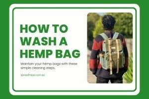how to wash a hemp bag
