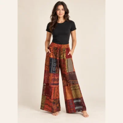 boho blaze pants front