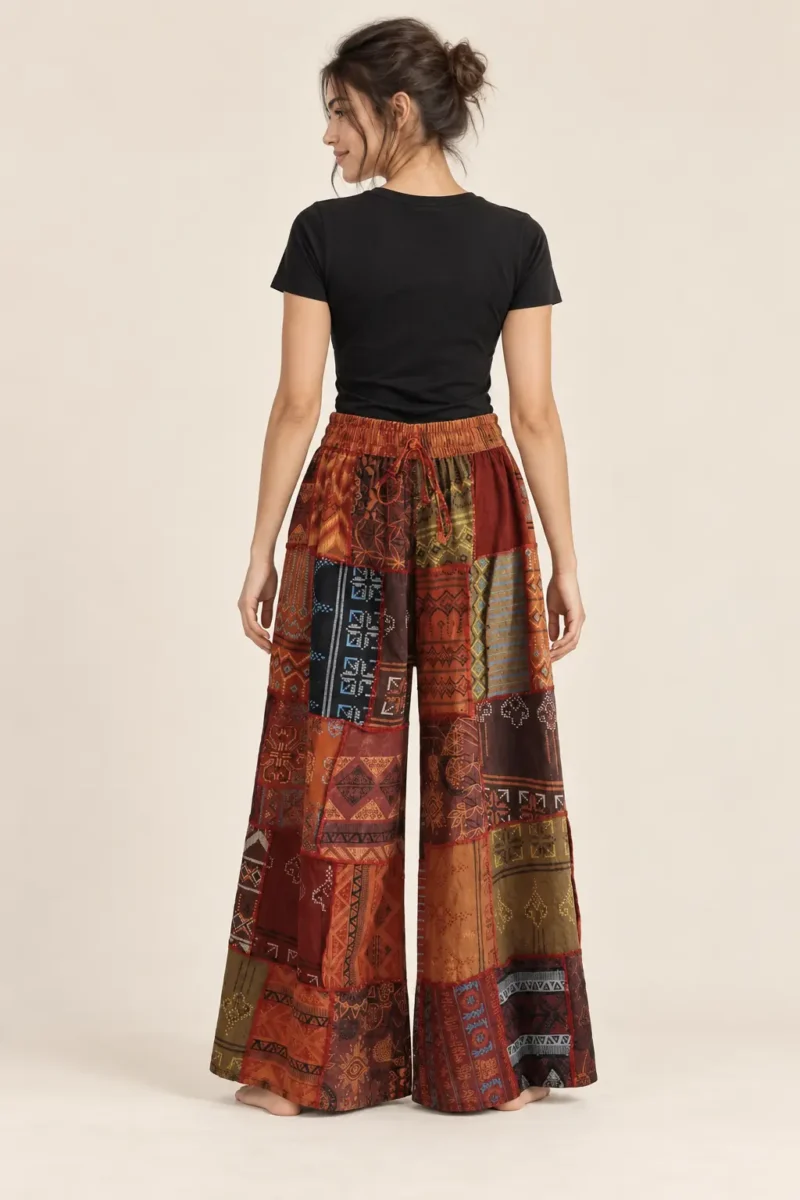 boho blaze pants back
