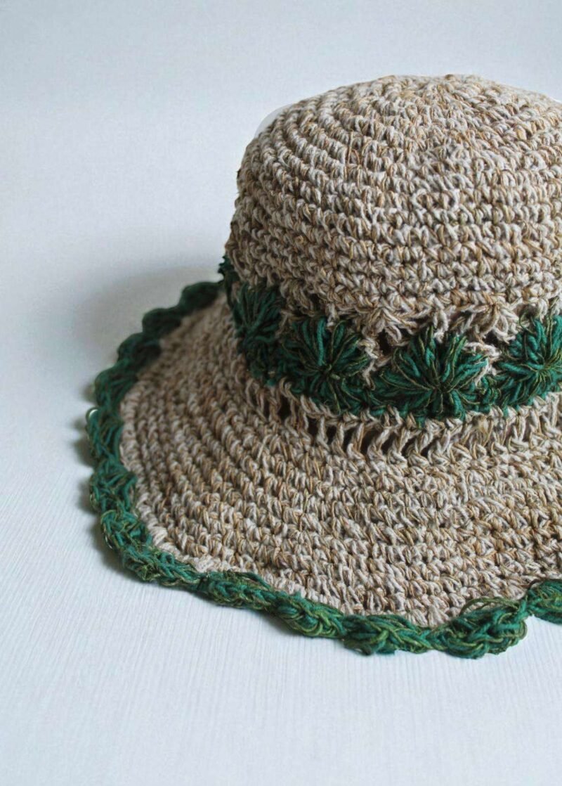 Gurkha Looms Crochet Hat – Green - Image 4