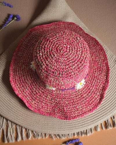 Pink Crochet hat