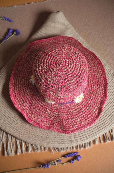 Pink Crochet hat