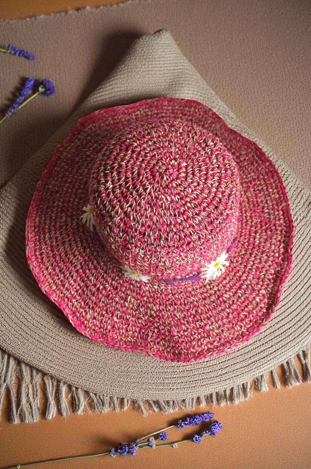 Pink Crochet hat