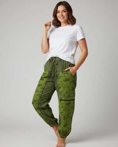 ShroomBloom Trousers - Light Green - Image 5