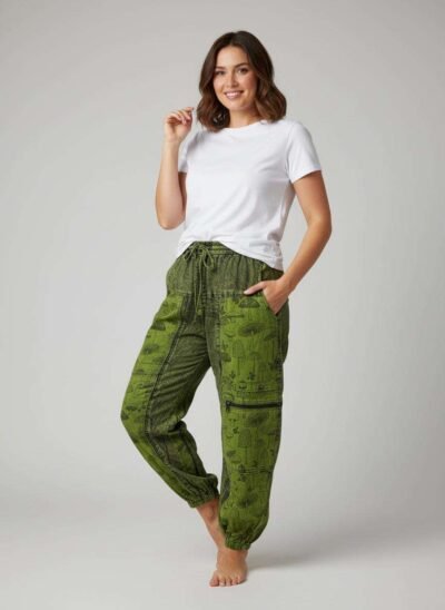 ShroomBloom Trousers - Light Green - Image 5