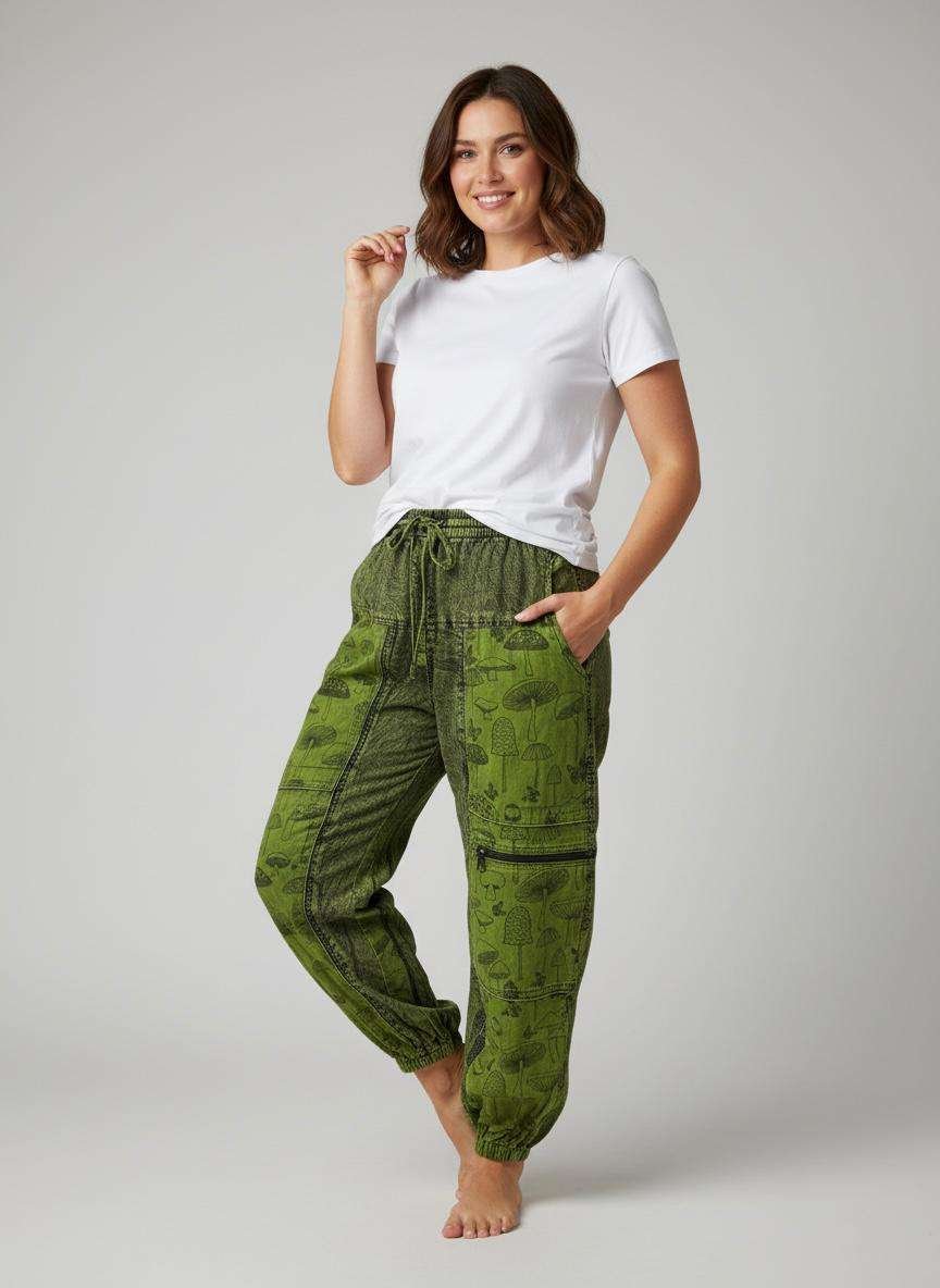 ShroomBloom Trousers - Light Green - Image 5