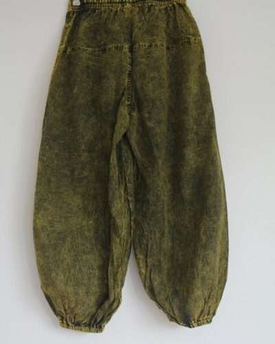 mushroom printed trousers back