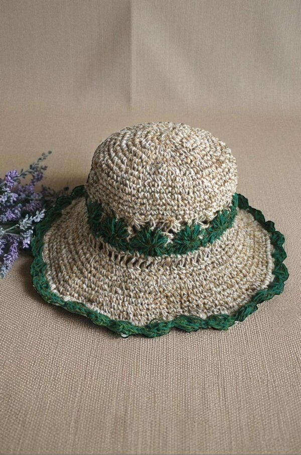 Gurkha Looms Crochet Hat – Green - Image 2