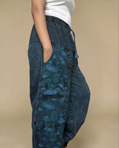 ShroomBloom Trousers - Teal - Image 3