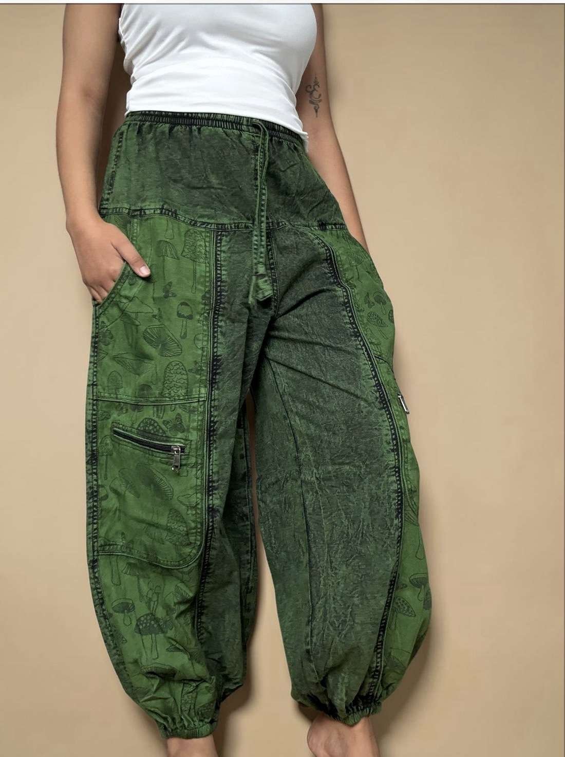 ShroomBloom Trousers - Green - Image 2