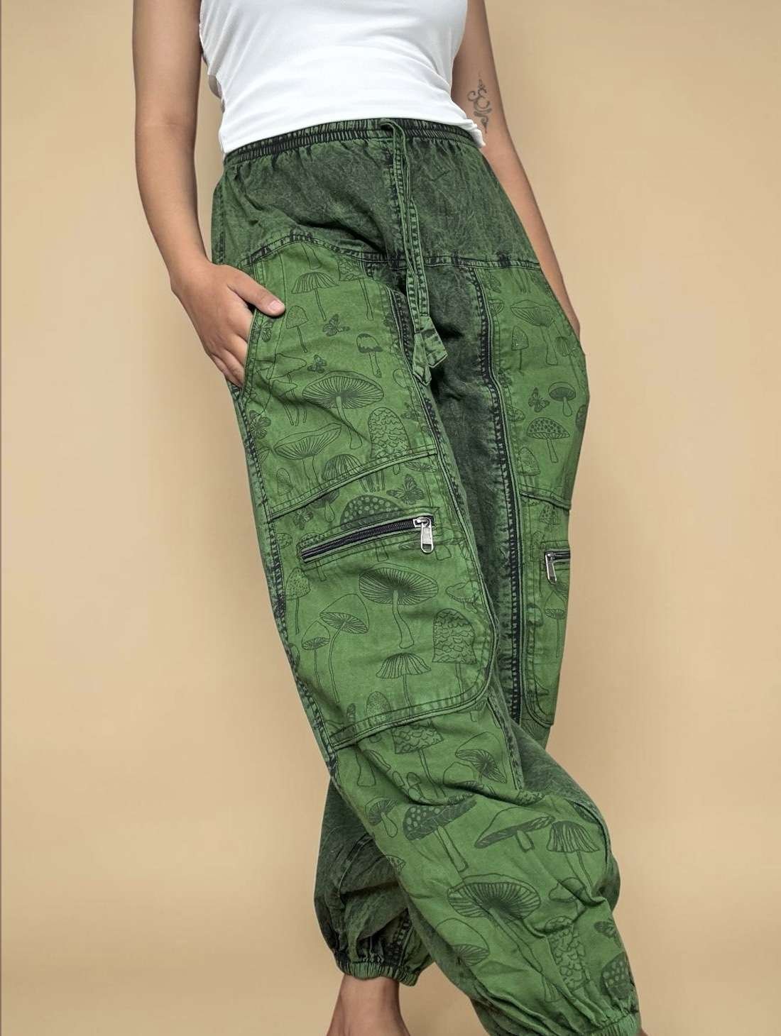 ShroomBloom Trousers - Green - Image 3