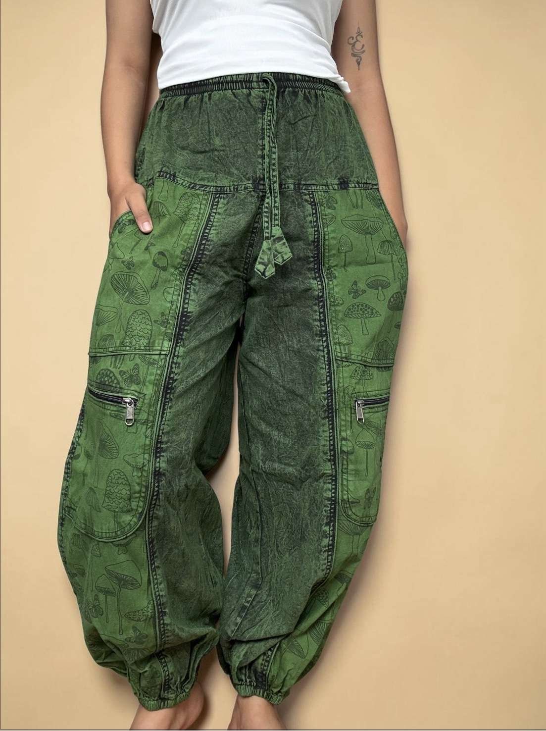 ShroomBloom Trousers - Green - Image 4