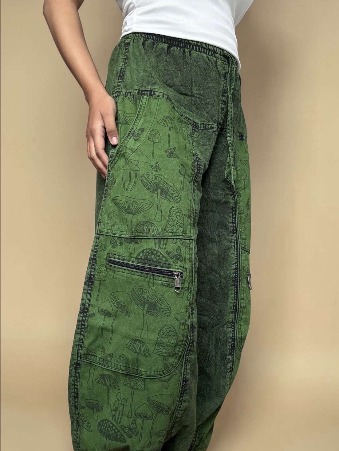 ShroomBloom Trousers - Green - Image 5