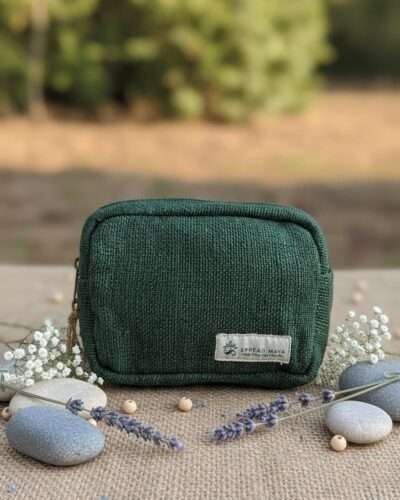 Hemp Travel Pouch – Green