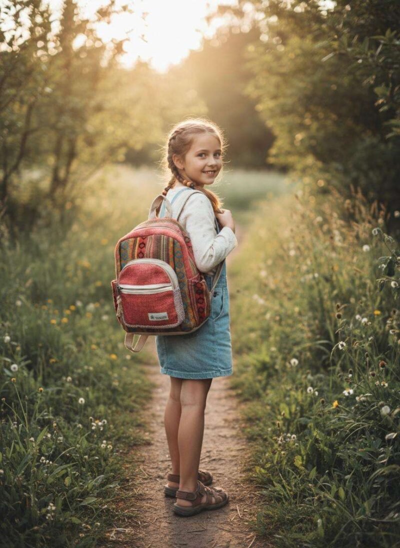 Alternative view of Namaste Mini Hemp Backpack