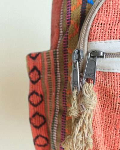 Namaste Mini Hemp Backpack - Ethically Made in Nepal - Image 10