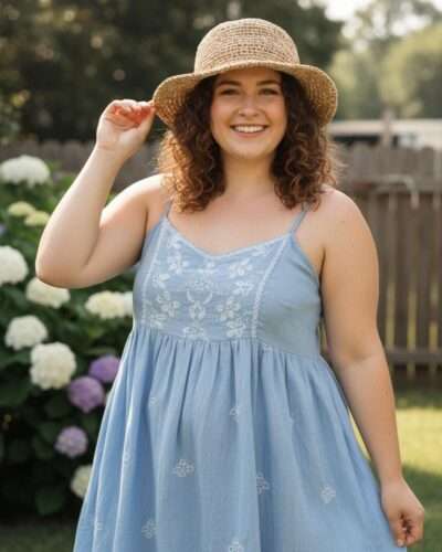 Simple Beige Crochet Hat - Image 7