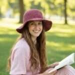 Solid Pink Crochet Hat