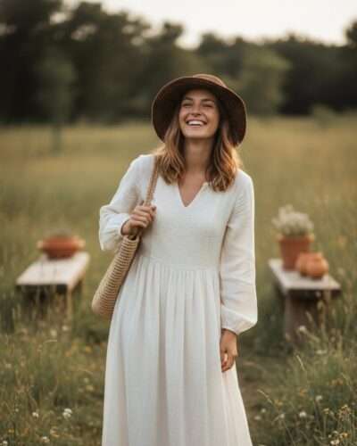 Solid Brown Crochet Hat