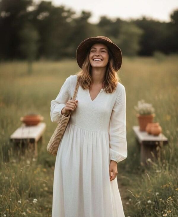 Solid Brown Crochet Hat