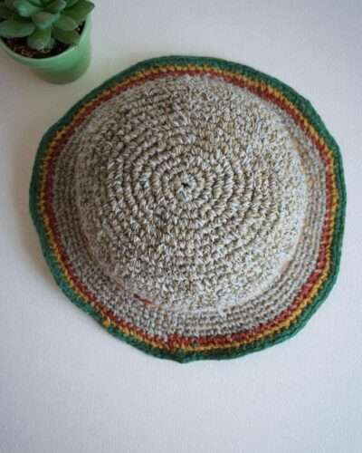 Festival Crochet Hat with Wide Brim - Naturally UV Protective Summer Hat - Image 4