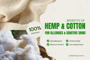 benefits of organic cotton and hemp for allergies and sensitive skin