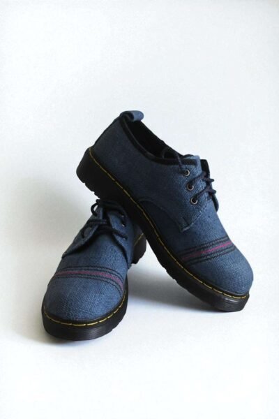 hemp shoes in plain background