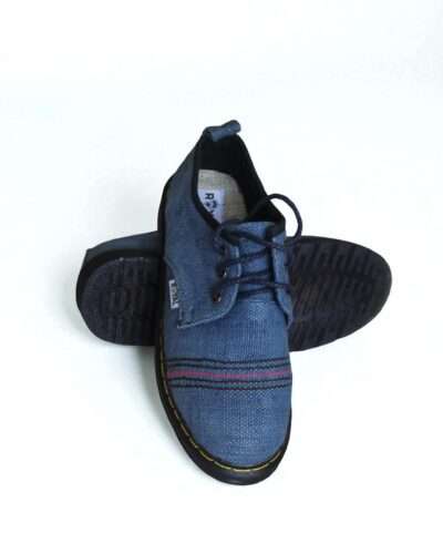 hemp shoes in plain background