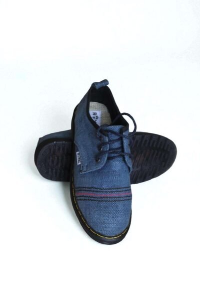 hemp shoes in plain background