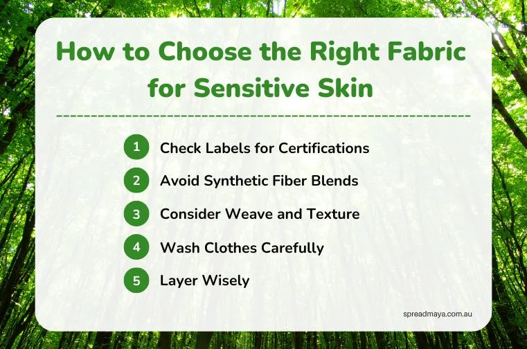 how to choose the right fabric for sensitive skin