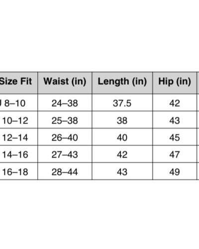 hemp trousers size measurements