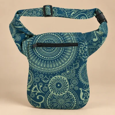 teal_mandala_crossbody_bag_back_view