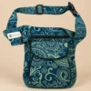 Korra Bum Bag - Teal - Unisex Cotton Bum Bag