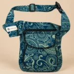 Korra Bum Bag - Teal - Unisex Cotton Bum Bag