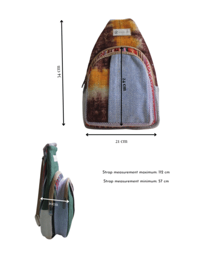 Hemp Sling Bag – Sustainable, Ethical & Handmade - Image 11