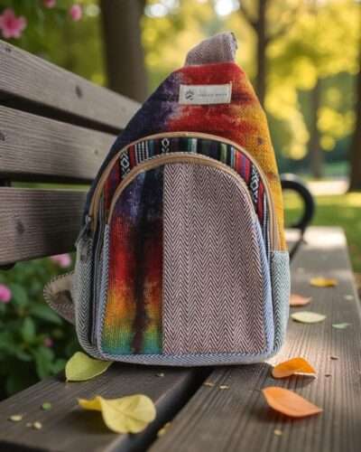 Hemp Sling Bag – Sustainable, Ethical & Handmade - Image 2