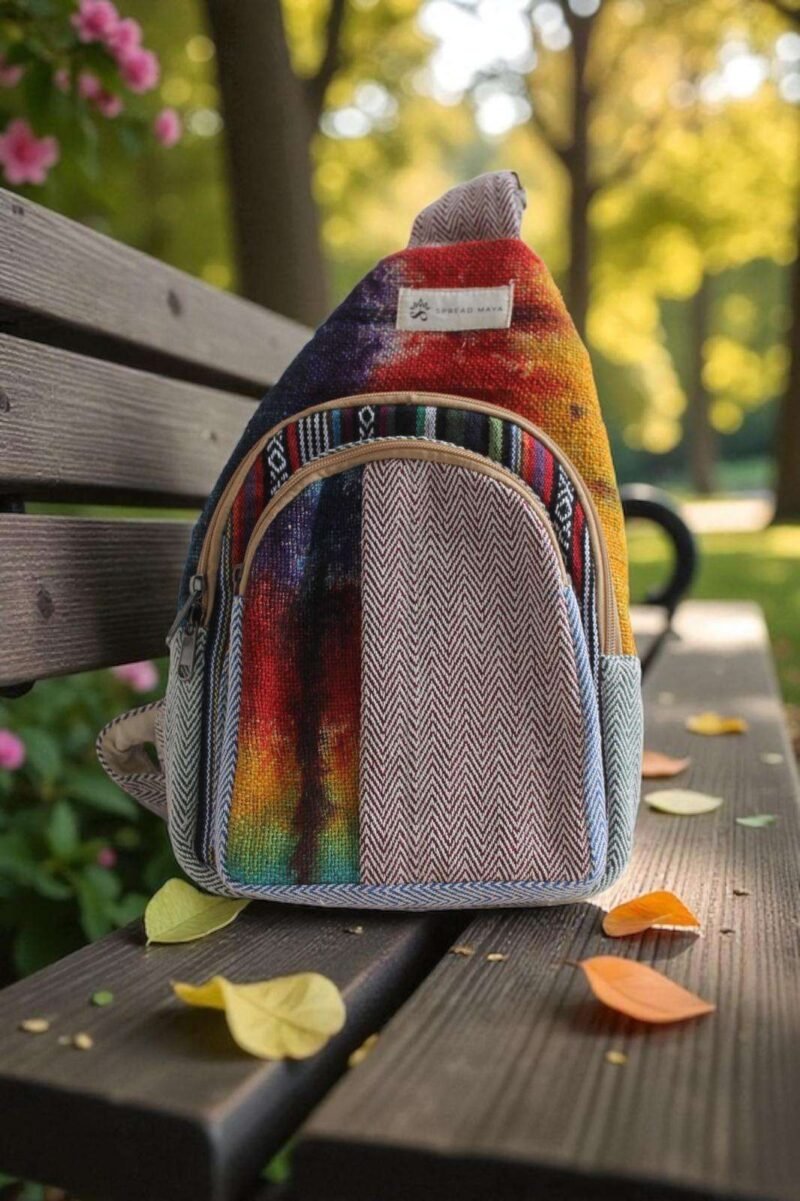Alternative view of Hemp Sling Bag – Sustainable, Ethical & Handmade