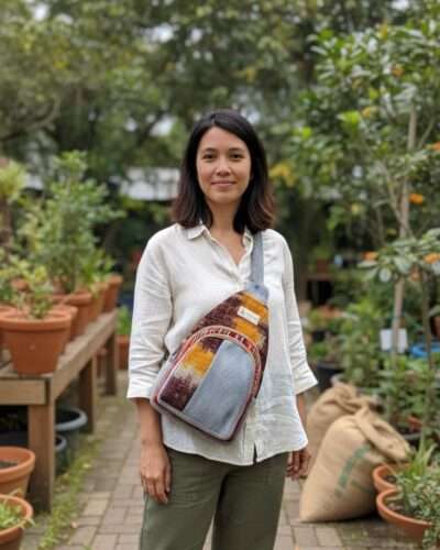 Hemp Sling Bag – Sustainable, Ethical & Handmade - Image 10