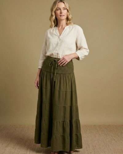 Himalayan-2-in-1-Covertible-Cotton-Skirt-Dress-Green-