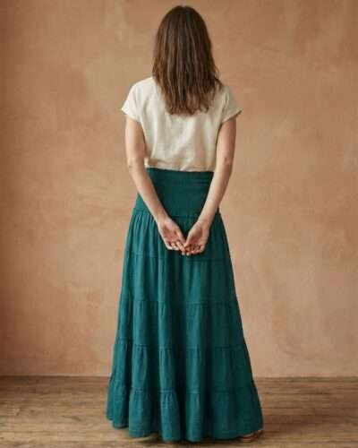 Himalayan-2-in-1-Covertible-Cotton-Skirt-Dress-Teal