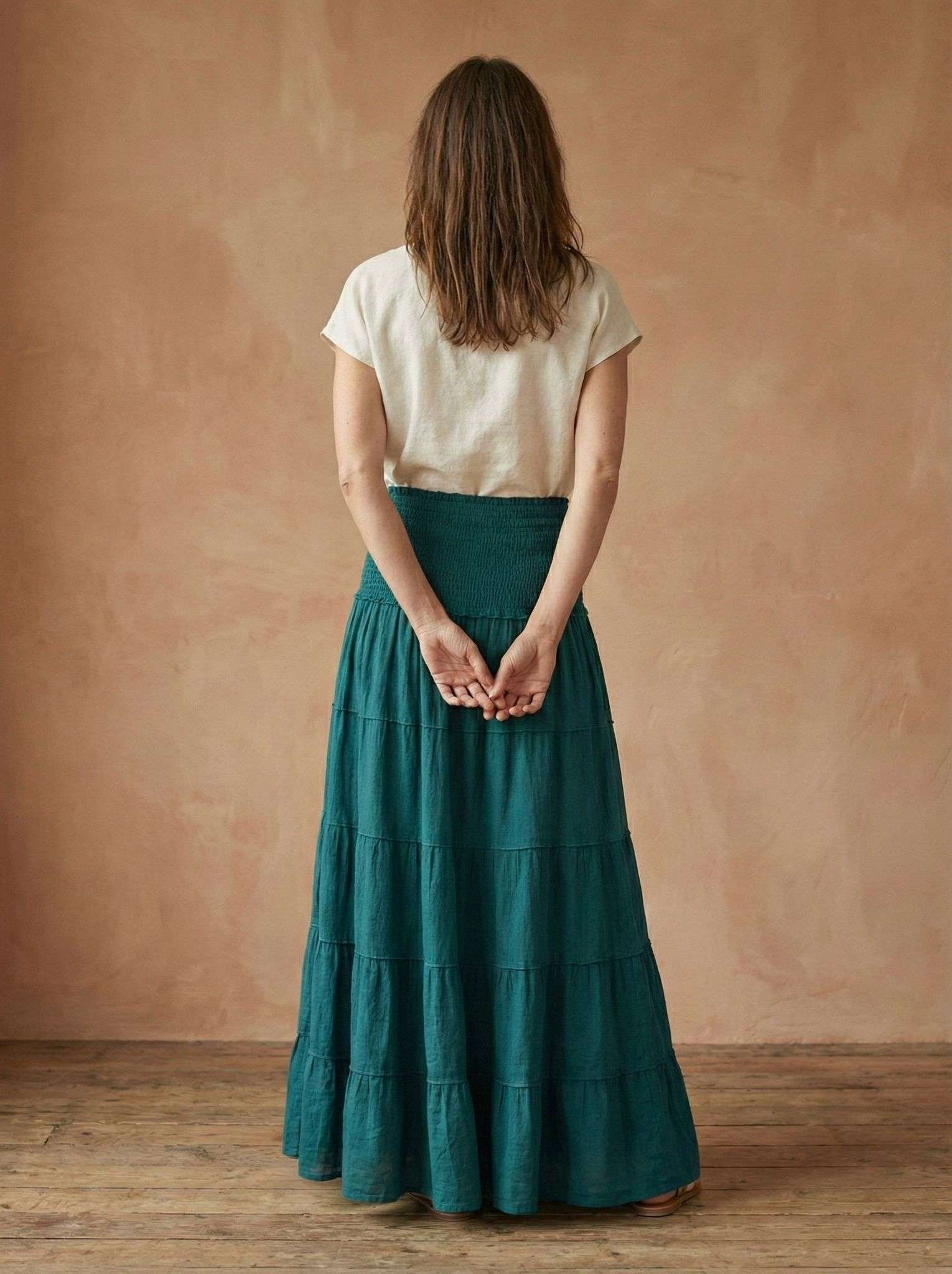 Himalayan-2-in-1-Covertible-Cotton-Skirt-Dress-Teal