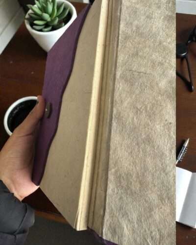 Wave Lokta Diary Made from Real Dried Leaves - Nepal - Image 5