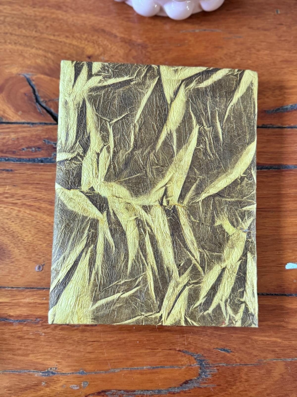 19x15 cm Tiger's Eye Lokta Diary - Handmade in Nepal - Image 4