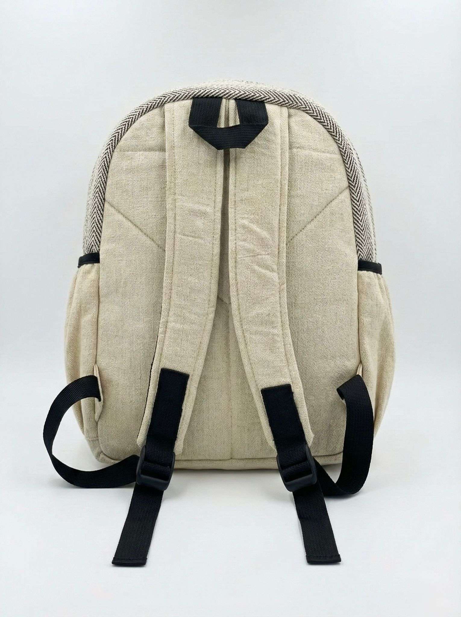 Nature Inspired Tree Print Hemp Backpack - Made in Nepal - Image 3