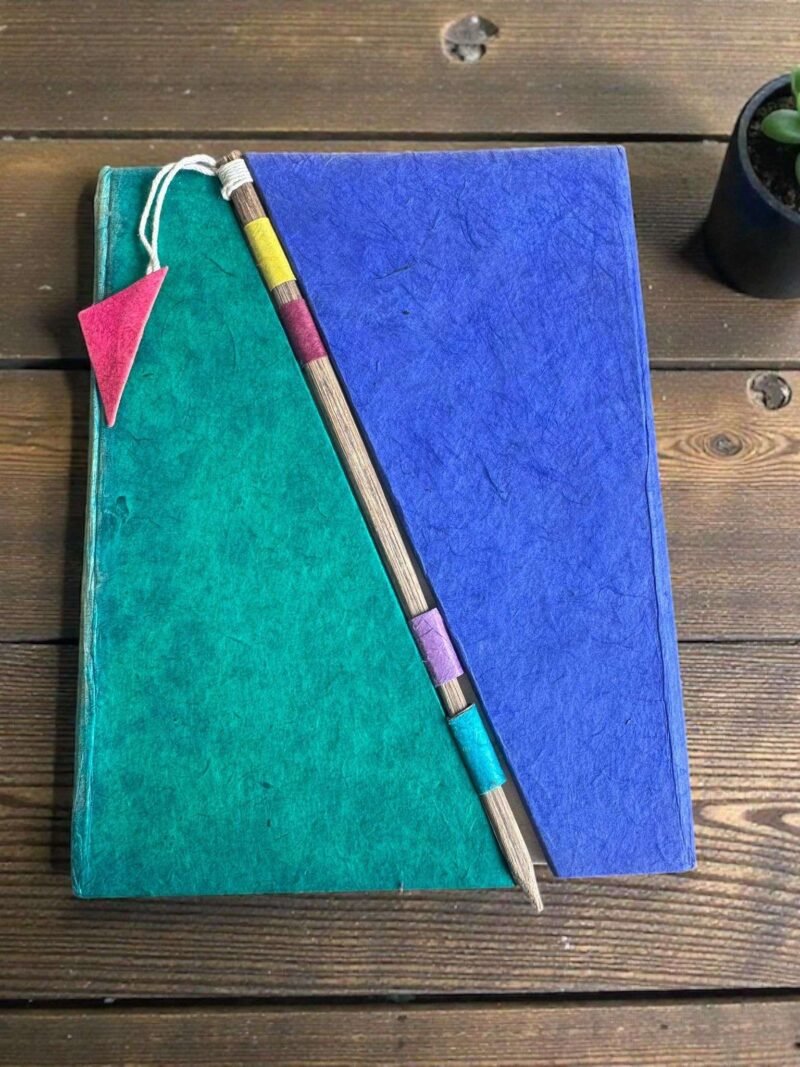 The Split Sky Lokta Diary - 20x15 cm Long