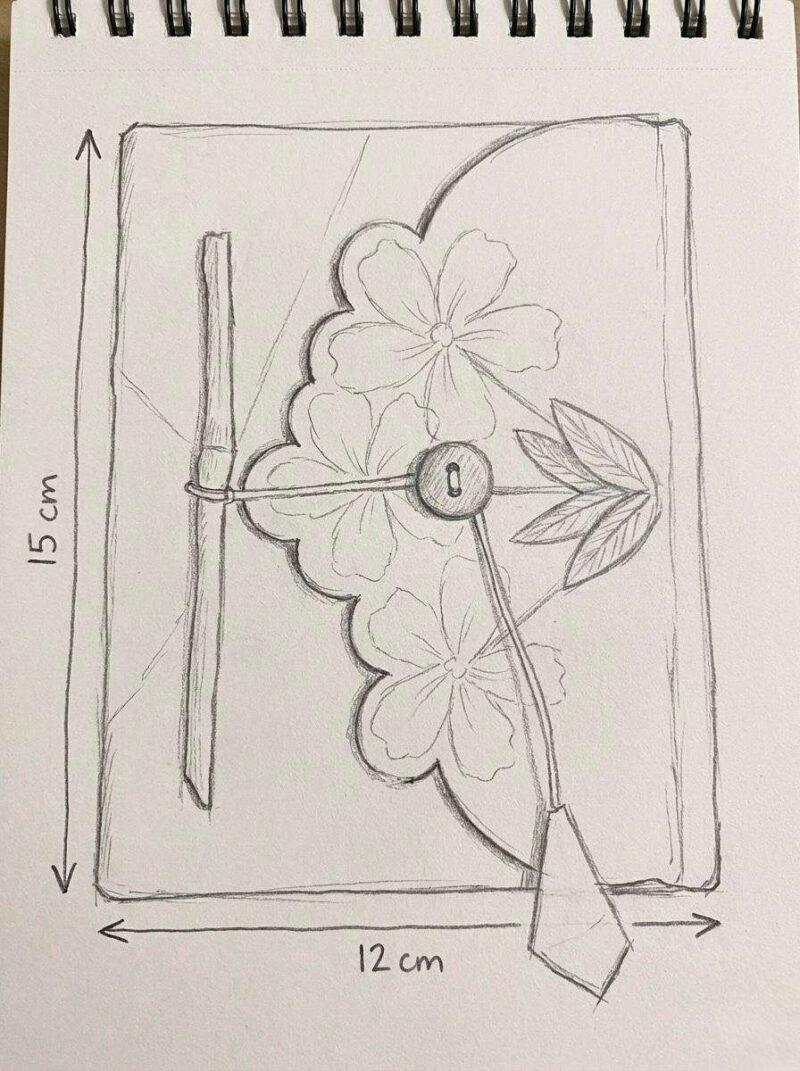 Twig & Tide Lokta Diary - Made in Nepal with Real Dried Leaves - Image 8