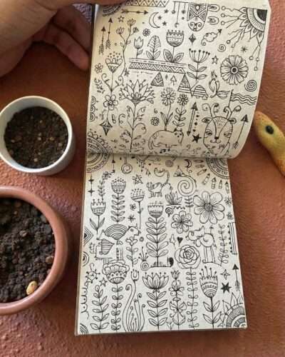 Inner Peace Lokta Diary - Notebook Handmade in Nepal - Image 8