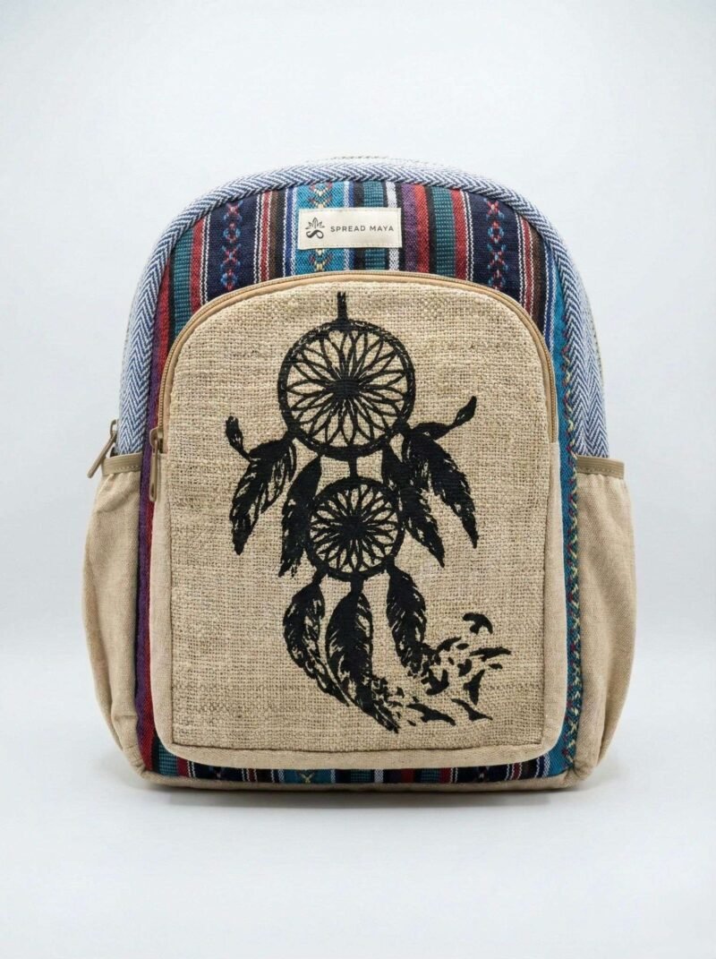 Dreamcatcher Print Hemp Bag
