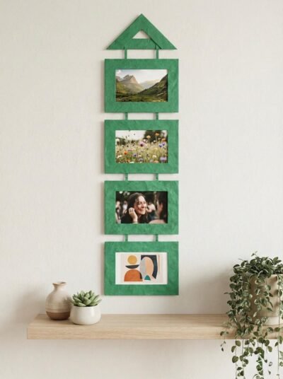Handmade Lokta Paper Hanging Photo Frame - Image 2